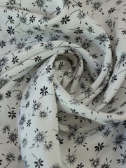 Load image into Gallery viewer, Wishing Floral on Ivory Viscose Satin