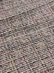 Load image into Gallery viewer, Pink/Black Tweed Boucle Jacquard Knit