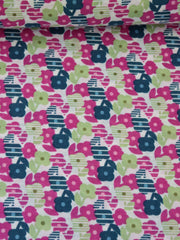 Load image into Gallery viewer, Small Floral Spun Poly Jersey