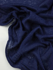 Load image into Gallery viewer, Navy 100% Linen Knit | Made in Italy