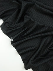 Load image into Gallery viewer, Black Honeycomb Active Nylon Spandex | Designer Deadstock
