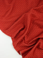 Load image into Gallery viewer, Cranfield Red Honeycomb Active Nylon Spandex | Designer Deadstock