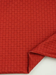 Load image into Gallery viewer, Cranfield Red Honeycomb Active Nylon Spandex | Designer Deadstock