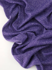 Load image into Gallery viewer, Marled Purple Tri-Blend Jersey & Rib Knit