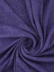 Load image into Gallery viewer, Marled Purple Tri-Blend Jersey & Rib Knit