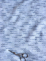 Load image into Gallery viewer, 2YD 20IN Shades of Blue Loose Gauge Sweater Knit | Kayla's Destash