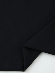 Load image into Gallery viewer, Black Athletic Brushed Poly Jersey 190GSM