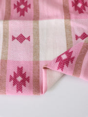 Load image into Gallery viewer, Pink Aztec Plaid Flannel