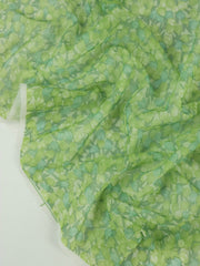 Load image into Gallery viewer, Serenity Floral (Green) Stretch Mesh