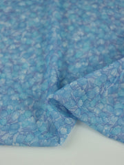 Load image into Gallery viewer, Serenity Floral (Blue) Stretch Mesh
