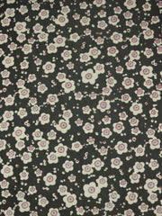 Load image into Gallery viewer, Val Floral on Black Stretch Mesh