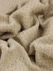 Load image into Gallery viewer, Sand Polartec Hi Loft Grid Fleece