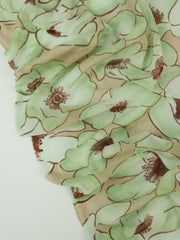 Load image into Gallery viewer, Remi Floral (Green) Stretch Mesh