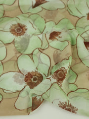 Load image into Gallery viewer, Remi Floral (Green) Stretch Mesh