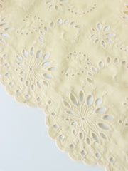 Load image into Gallery viewer, Off White Sanibel 100% Cotton Broderie Anglaise