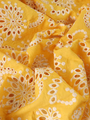 Load image into Gallery viewer, Yellow Sanibel 100% Cotton Broderie Anglaise