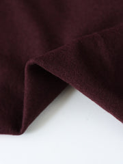 Load image into Gallery viewer, Dark Burgundy Bellevue Brushed Wool Knit | By The Half Yard