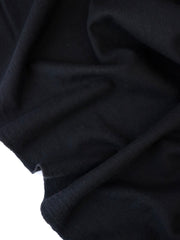 Load image into Gallery viewer, Black Bellevue Brushed Wool Knit | By The Half Yard