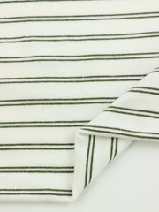 Load image into Gallery viewer, Light Olive Double Pinstripe Rayon Spandex Jersey | Made in USA