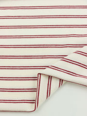 Load image into Gallery viewer, Ruby Double Pinstripe Rayon Spandex Jersey | Made in USA