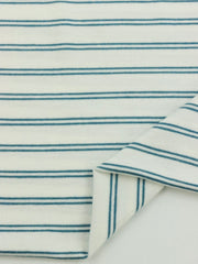 Load image into Gallery viewer, Teal Double Pinstripe Rayon Spandex Jersey | Made in USA