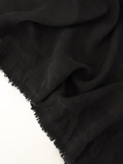 Load image into Gallery viewer, Black Grenada Grid Sandwashed Cupro Tencel