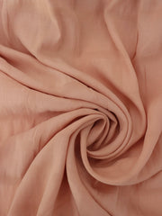 Load image into Gallery viewer, 2YD PRECUT; Rose Tea Grenada Grid Sandwashed Cupro Tencel