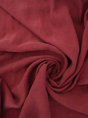 Load image into Gallery viewer, Maroon Grenada Grid Sandwashed Cupro Tencel