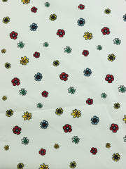 Load image into Gallery viewer, Tiny Flowers Print Italian Cotton Shirting