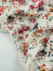 Load image into Gallery viewer, Blossoming Garden Print Italian Stretch Cotton Shirting