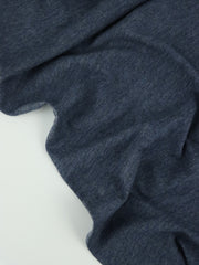Load image into Gallery viewer, Heather Navy Organic Cotton Jersey