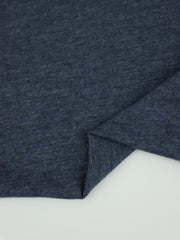 Load image into Gallery viewer, Heather Navy Organic Cotton Jersey