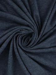 Load image into Gallery viewer, Heather Navy Organic Cotton Jersey