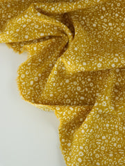 Load image into Gallery viewer, Golden Hour Floral 100% Organic Cotton Textured Woven