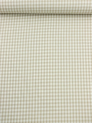 Load image into Gallery viewer, Ivory & Beige Gingham Italian Linen Cotton