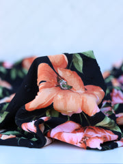 Load image into Gallery viewer, Emilia on Black Swiss Dot Poly Woven