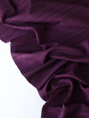Load image into Gallery viewer, Plum Space Dyed Poly Spandex | Designer Deadstock