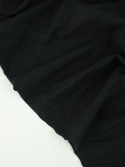 Load image into Gallery viewer, Black Organic Cotton Bamboo Spandex French Terry