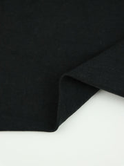 Load image into Gallery viewer, Black Organic Cotton Bamboo Spandex French Terry