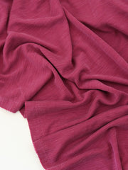 Load image into Gallery viewer, Magenta Cupro Slub Rib