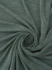 Load image into Gallery viewer, Midnight Green Cupro Slub Rib