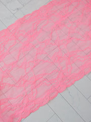 Load image into Gallery viewer, Beverly Hills Pink 8.5" Wide Stretch Lace