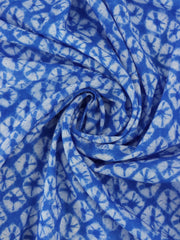 Load image into Gallery viewer, Royal Shibori Tie Dye Cotton Organza | Designer Deadstock