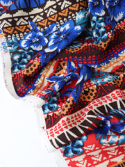 Load image into Gallery viewer, Hawaiian Resort Stripe Rayon Challis