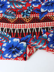 Load image into Gallery viewer, Hawaiian Resort Stripe Rayon Challis