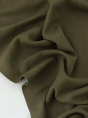 Load image into Gallery viewer, Dark Olive 100% Cotton Rib | By The Half Yard