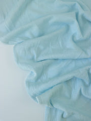 Load image into Gallery viewer, Powder Blue Textured Stripe Organic Cotton & Hemp Jersey