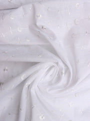 Load image into Gallery viewer, White Floral Embroidered Cotton