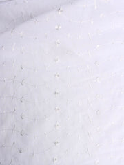 Load image into Gallery viewer, White Floral Embroidered Cotton