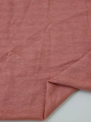 Load image into Gallery viewer, Coral Pink Textured Stripe Organic Cotton & Hemp Jersey